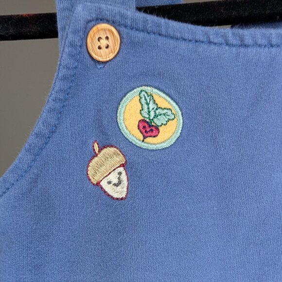 ๐ 2 for 15 ๐ Indigo Baby Cotton Nature Overalls - Picture 3 of 4